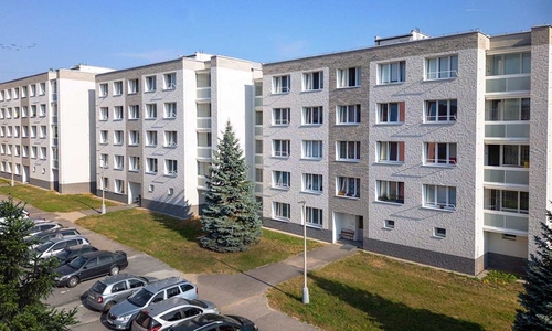 Fotografie realizací fasád pro bytový dům